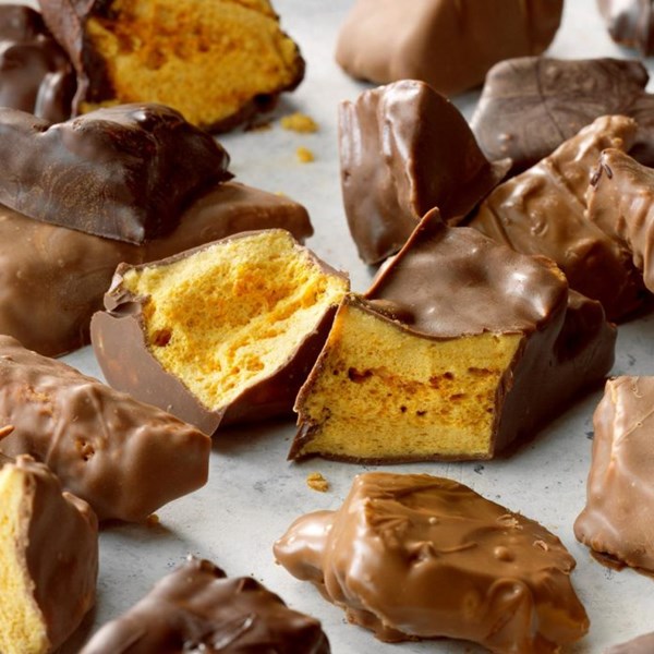 Chocolate angel food candy