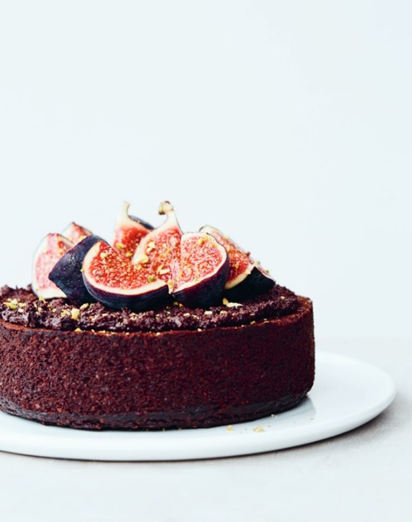 Chocolate avocado cake
