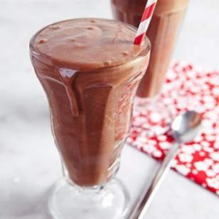 Chocolate avocado shake
