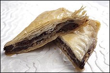Chocolate baklava