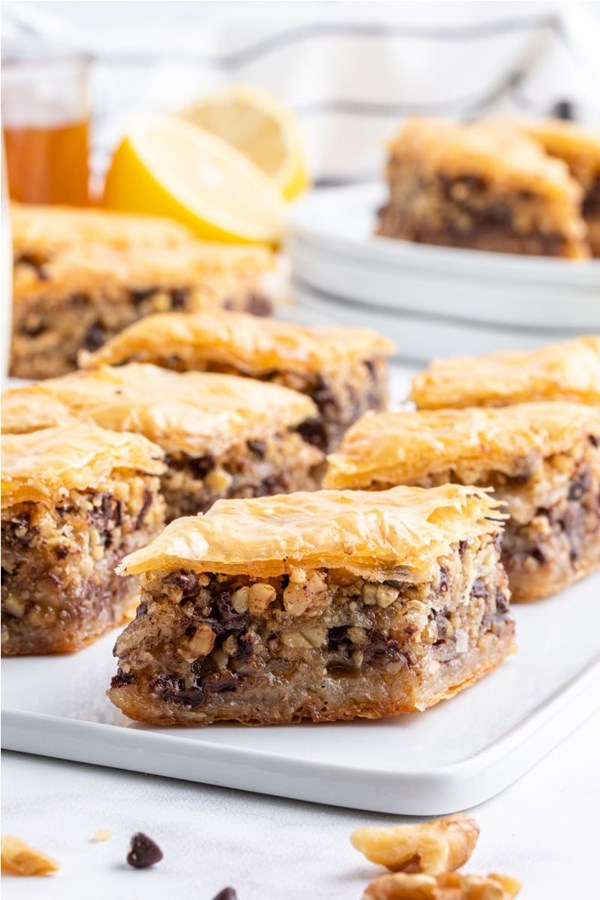 Chocolate baklava