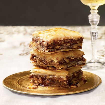 Chocolate baklava