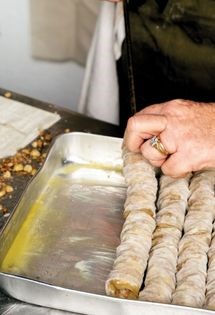 Chocolate baklavadakia