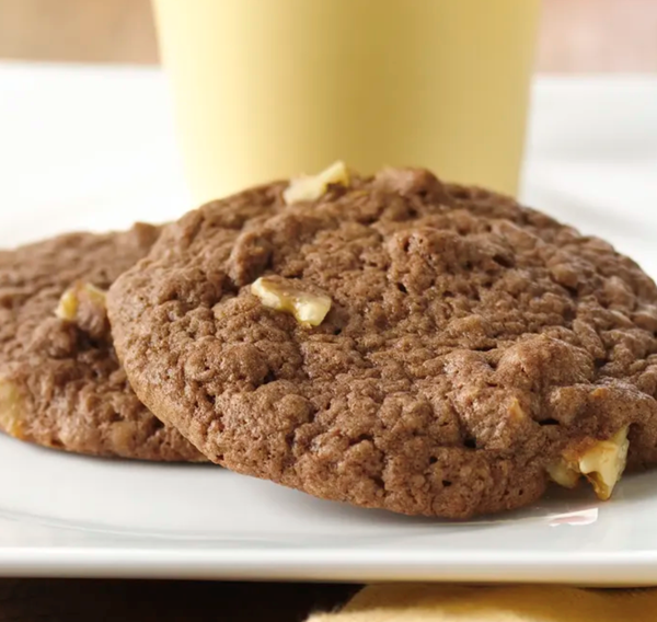 Chocolate-banana bread cookies