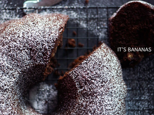 Chocolate-banana bundt cake