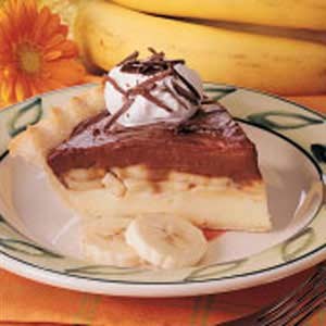 Chocolate-banana cream pie
