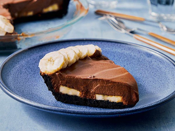 Chocolate banana cream pie