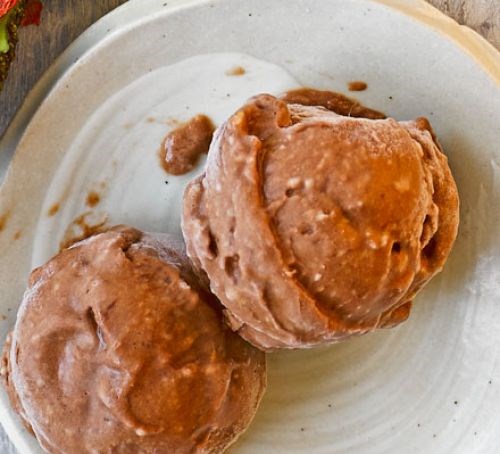 Chocolate banana ice cream