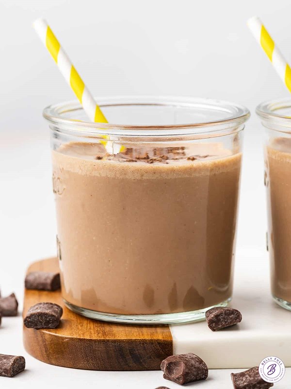 Chocolate banana smoothie