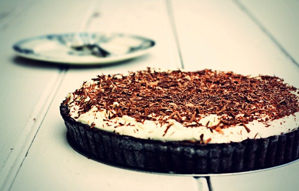 Chocolate banoffee tart