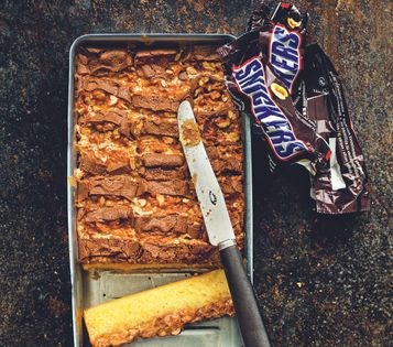 Chocolate bar cake