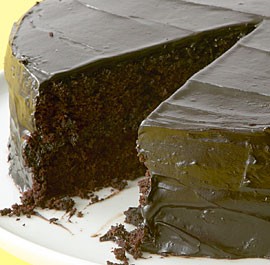 Chocolate-beet layer cake