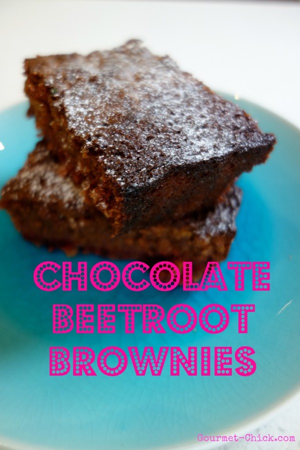 Chocolate beetroot brownies