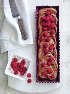 Chocolate berry tart