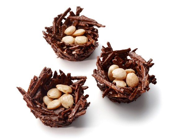 Chocolate birds' nests