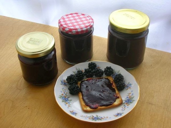 Chocolate blackberry jam
