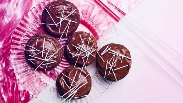 Chocolate blackout cookies