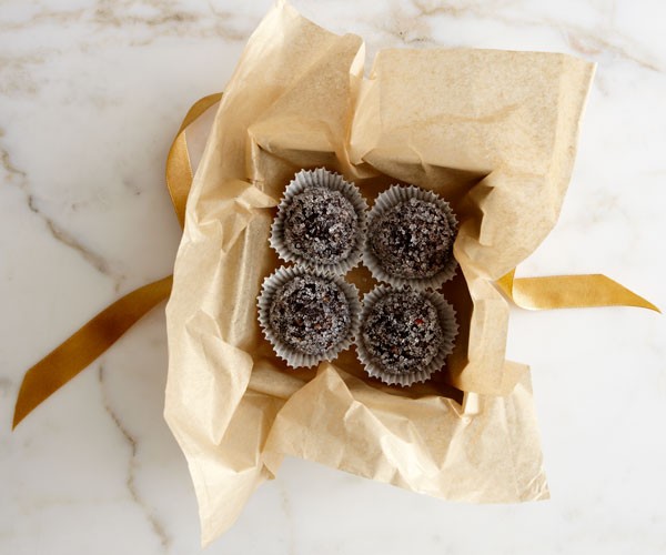 Chocolate bourbon balls