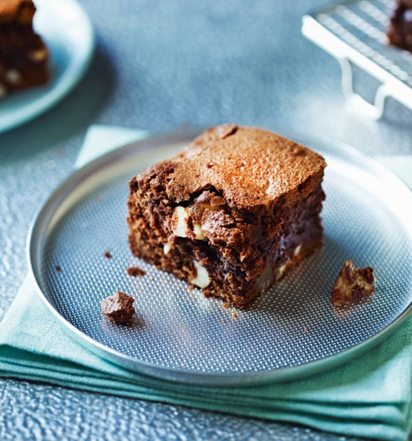 Chocolate, Brazil nut and ginger brownies