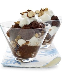 Chocolate-bread parfaits