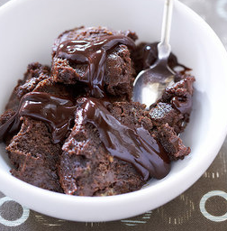Chocolate bread pudding