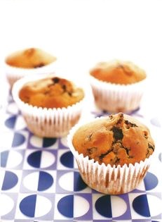 Chocolate breakfast muffins or tea loaf