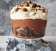 Chocolate brownie trifle