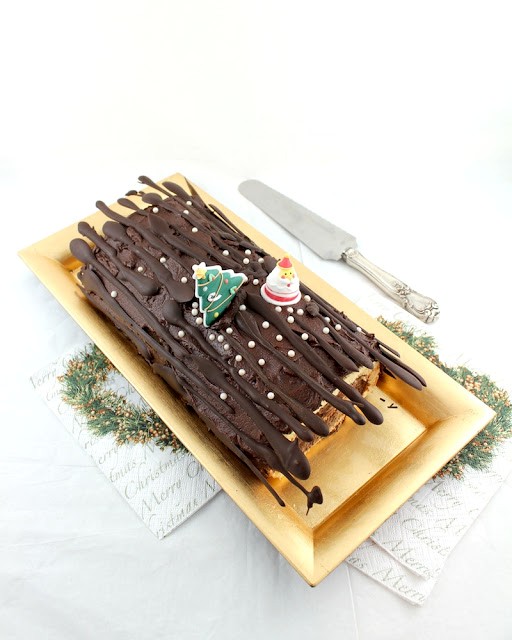 Chocolate bûche de noël
