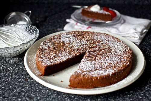 Chocolate buckwheat cake