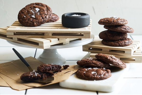 Chocolate buckwheat cookies
