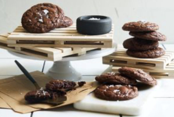 Chocolate buckwheat cookies