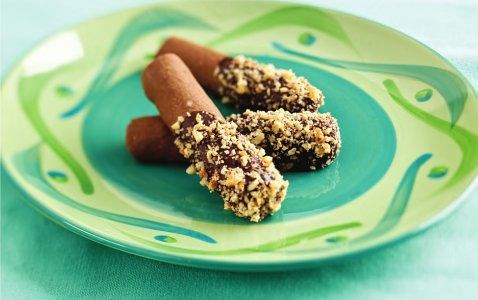 Chocolate butter logs