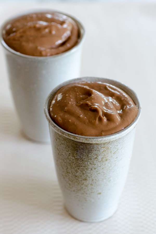 Chocolate-butterscotch budino