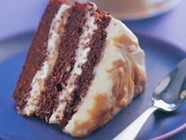 Chocolate butterscotch cake