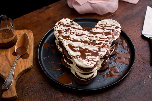 Chocolate-butterscotch icebox cake
