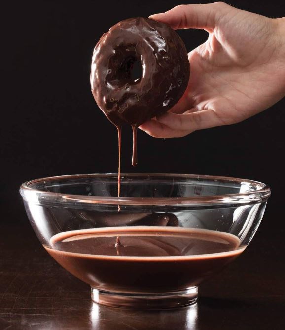 Chocolate cake doughnuts