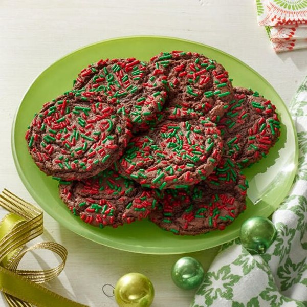 Chocolate cake mix cookies