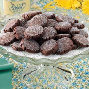 Chocolate cappuccino cookies