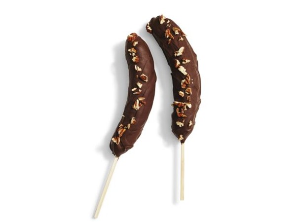 Chocolate-caramel bananas