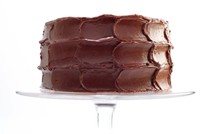Chocolate-caramel cake with sea salt