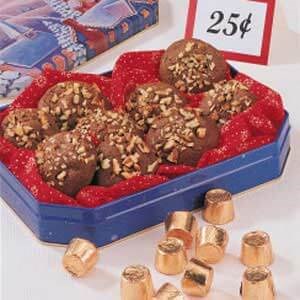 Chocolate caramel cookies