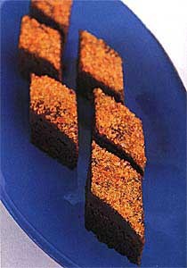 Chocolate caramel diamonds