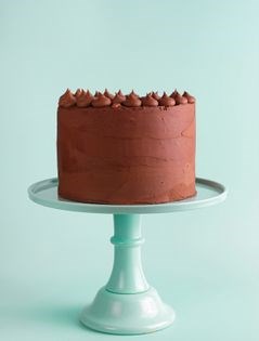 Chocolate caramel fudge layer [cake]