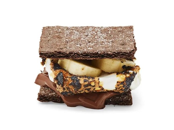 Chocolate-caramel s'mores
