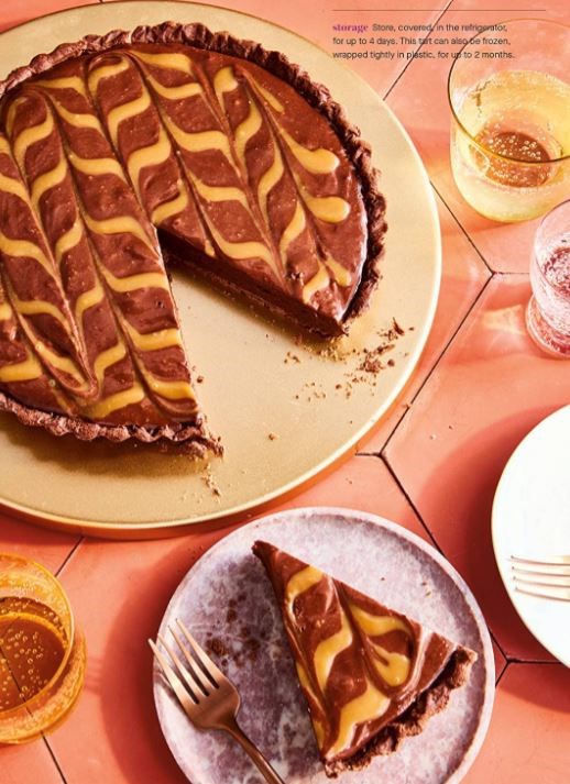 Chocolate caramel tart