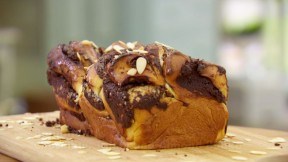 Chocolate, cardamom and hazelnut babka