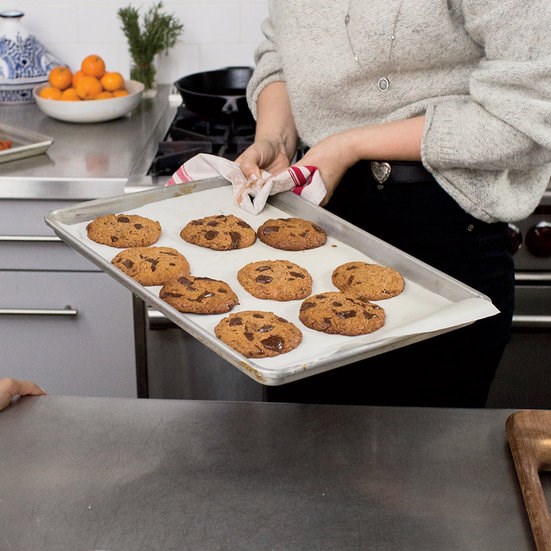 Chocolate-cardamom cookies