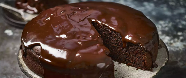 Chocolate-chai kefir cake