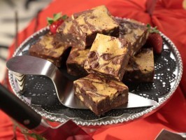 Chocolate cheese brownies