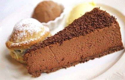 Chocolate cheesecake